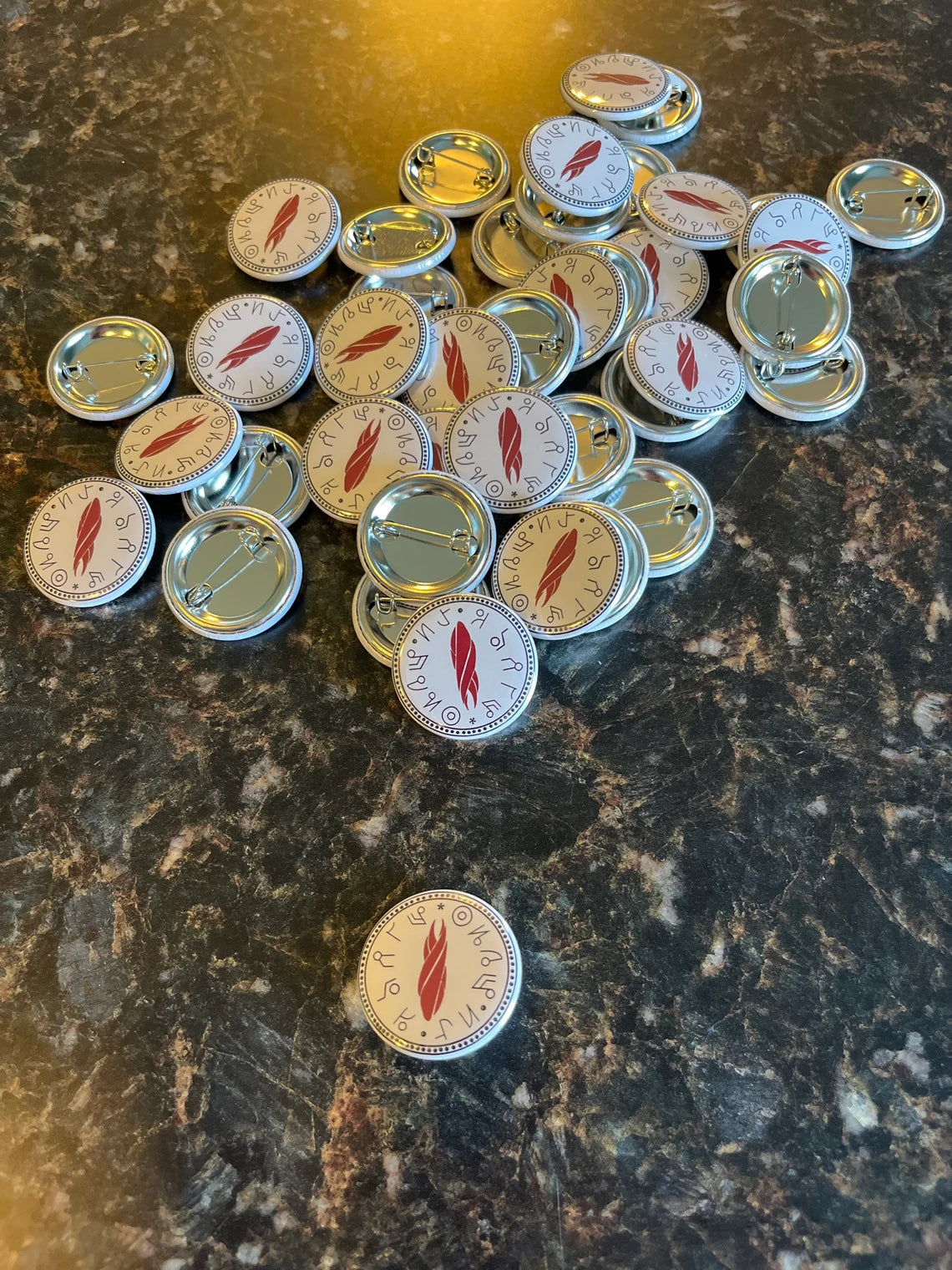 Dead Space Unitology "Make Us Whole" Red Marker Button