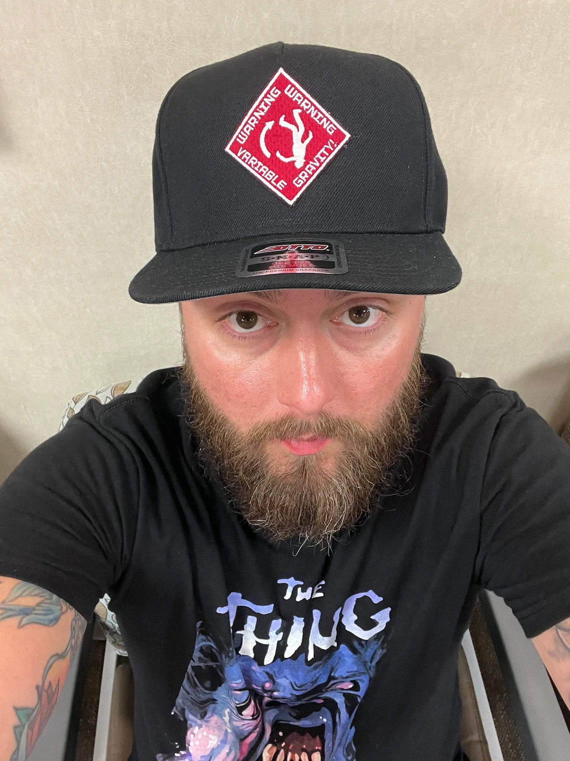 Dead Space "Variable Gravity Warning" Hat | Sci-Fi Gamer Cap
