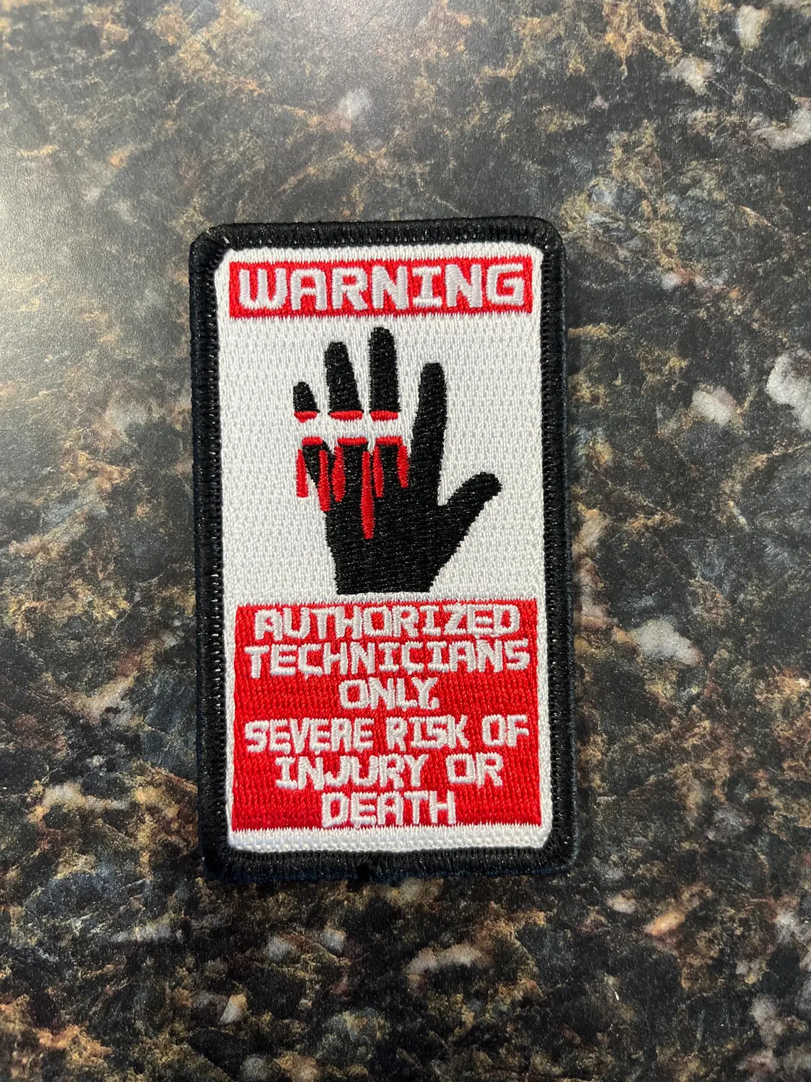 Dead Space "Authorized Technicians Only" Warning Patch