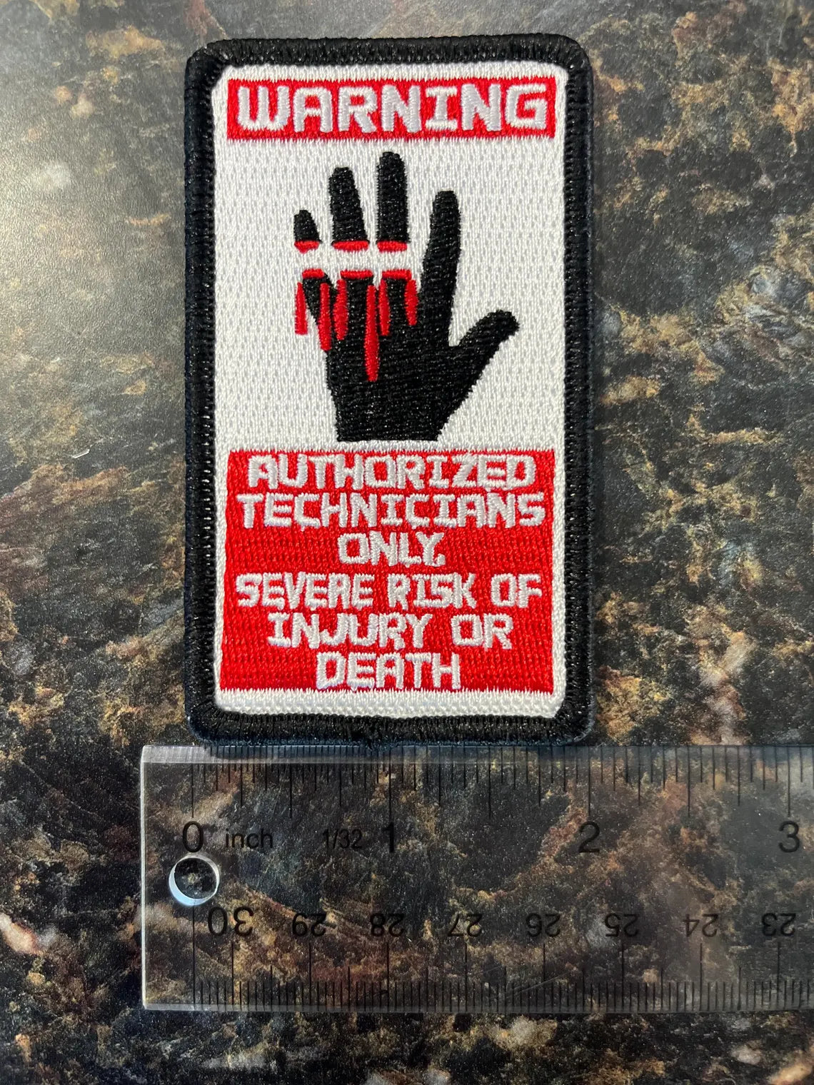 Dead Space "Authorized Technicians Only" Warning Patch
