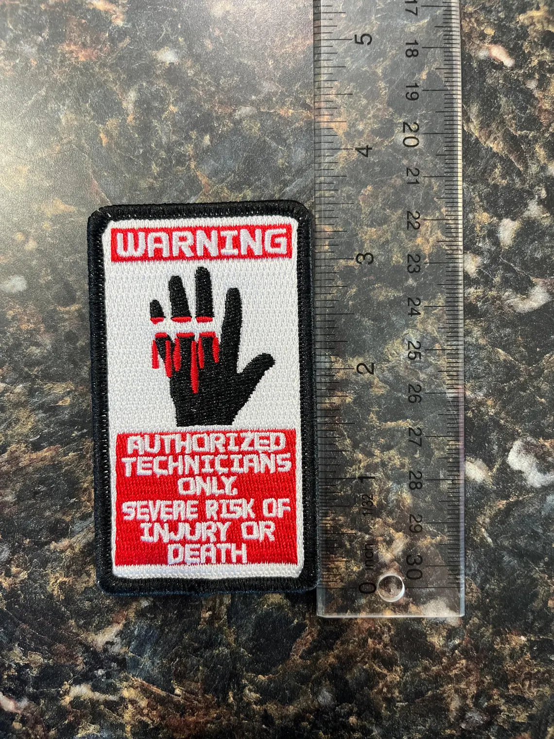 Dead Space "Authorized Technicians Only" Warning Patch