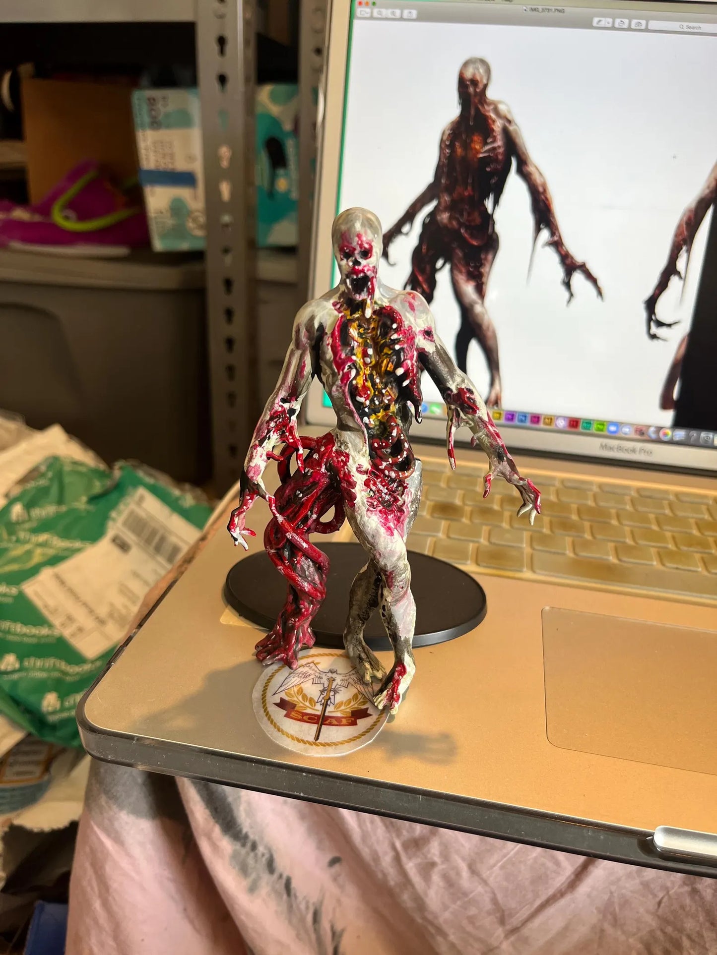 Dead Space Puker Necromorph Resin Statue | 3D Printed Fan Art Figure