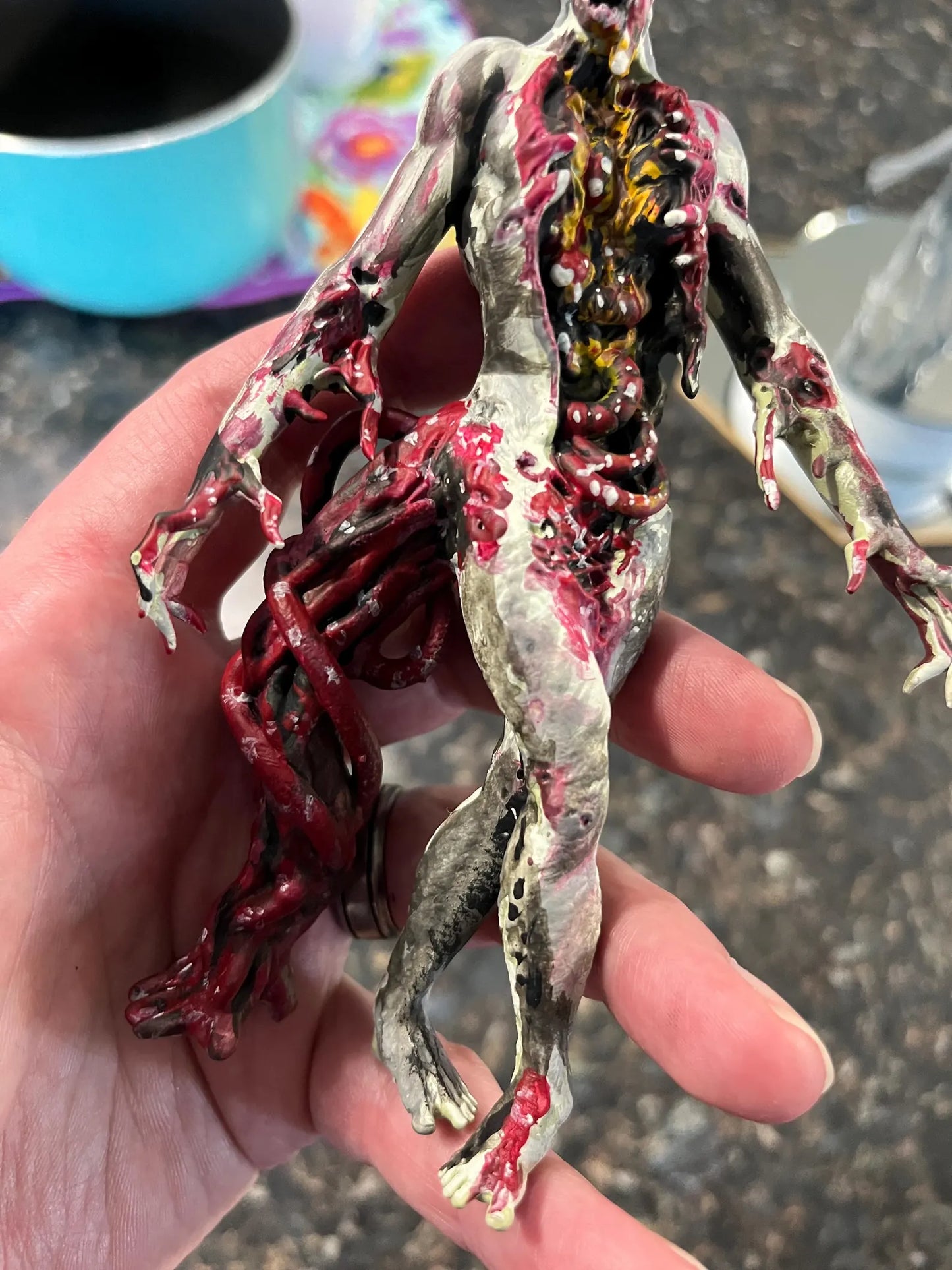 Dead Space Puker Necromorph Resin Statue | 3D Printed Fan Art Figure