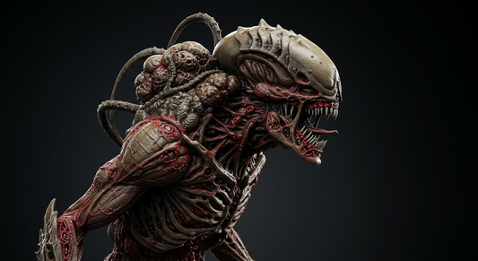 Dead Space Necromorph Exploder Resin Figure | 3D Printed Fan Art Statue
