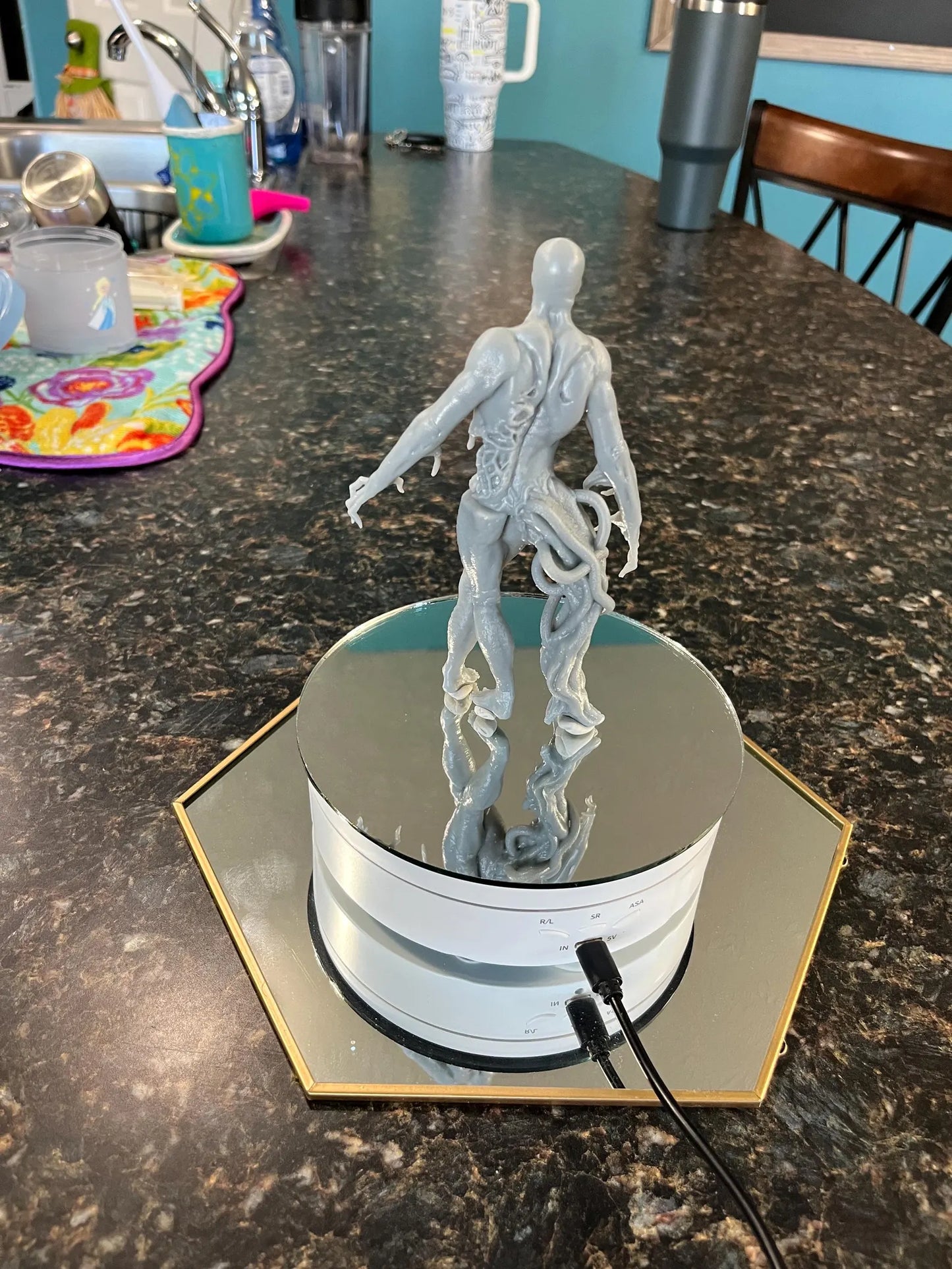 Dead Space Puker Necromorph Resin Statue | 3D Printed Fan Art Figure
